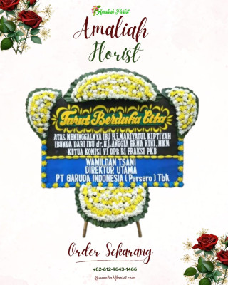 Papan Bunga Duka di Cikelat